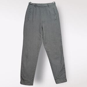 GAP Women's 6 High Rise Trousers Pants Retro Wide Leg 60s Costume‎ Checkered